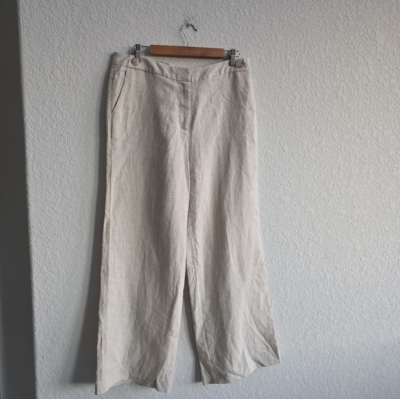 Boden Myra Wide Leg Linen Pants  Size 10 - Picture 9 of 12